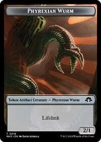 Phyrexian Wurm Token (0018) - Modern Horizons 3 - Magic: The Gathering card
