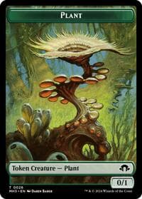 Plant // Energy Reserve Double-Sided Token - Modern Horizons 3 - Magic: The Gathering card