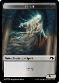 Spirit (0028) // Energy Reserve Double-Sided Token - Modern Horizons 3 - Magic: The Gathering card