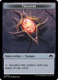 Treasure Token - Modern Horizons 3 - Magic: The Gathering card
