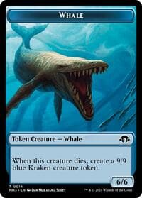 Whale // Energy Reserve Double-Sided Token - Modern Horizons 3 - Magic: The Gathering card