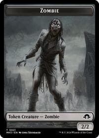 Zombie Token - Modern Horizons 3 - Magic: The Gathering card