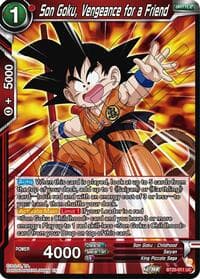 Son Goku, Vengeance for a Friend - Legend of the Dragon Balls - Dragon Ball Super: Masters card