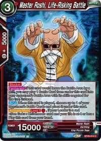 Master Roshi, Life-Risking Battle - Legend of the Dragon Balls - Dragon Ball Super: Masters card