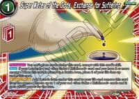 Super Water of the Gods, Exchange for Suffering - Legend of the Dragon Balls - Dragon Ball Super: Masters card