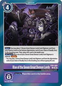 Rise of the Seven Great Demon Lords - Infernal Ascension - Digimon Card Game card