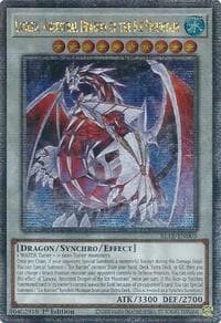 Lancea, Ancestral Dragon of the Ice Mountain (Quarter Century Secret Rare) - Battles of Legend: Terminal Revenge - YuGiOh card