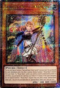 Spiritual Beast Tamer Lara (Quarter Century Secret Rare) - Battles of Legend: Terminal Revenge - YuGiOh card