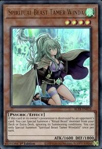 Spiritual Beast Tamer Winda - Battles of Legend: Terminal Revenge - YuGiOh card