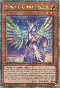 Diviner of the Herald (Quarter Century Secret Rare) - Battles of Legend: Terminal Revenge - YuGiOh card