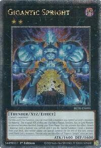 Gigantic Spright (Quarter Century Secret Rare) - Battles of Legend: Terminal Revenge - YuGiOh card