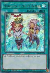 Medallion of the Ice Barrier (Alternate Art) - Battles of Legend: Terminal Revenge - YuGiOh card