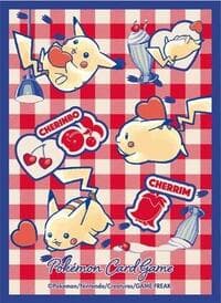 Pokemon TCG: Pokemon Center Japan Exclusive Card Sleeves - Pikachu and Cherrim (64-Pack) - Pokemon International Card Sleeves - Card Sleeves card