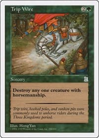 Trip Wire - Portal Three Kingdoms - Magic: The Gathering card