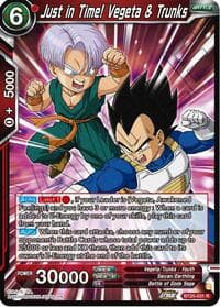 Just in Time! Vegeta & Trunks - Legend of the Dragon Balls - Dragon Ball Super: Masters card