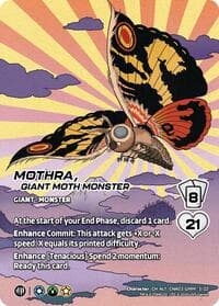 Mothra, Giant Moth Monster (Alternate Art) - Challenger Series: Godzilla - UniVersus card