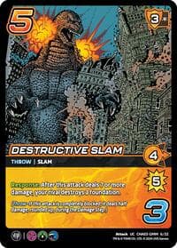 Destructive Slam - Challenger Series: Godzilla - UniVersus card