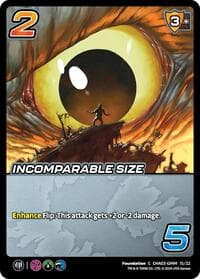 Incomparable Size - Challenger Series: Godzilla - UniVersus card