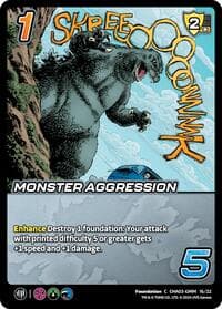 Monster Aggression - Challenger Series: Godzilla - UniVersus card