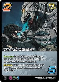 Titanic Combat - Challenger Series: Godzilla - UniVersus card