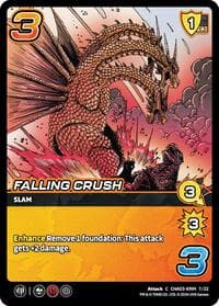 Falling Crush - Challenger Series: Godzilla - UniVersus card