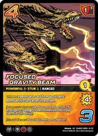 Focused Gravity Beam - Challenger Series: Godzilla - UniVersus card