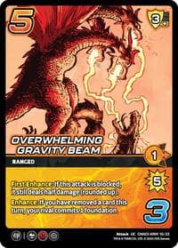 Overwhelming Gravity Beam - Challenger Series: Godzilla - UniVersus card