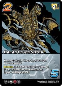 Galactic Monster - Challenger Series: Godzilla - UniVersus card