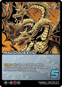 Malicious Evil - Challenger Series: Godzilla - UniVersus card