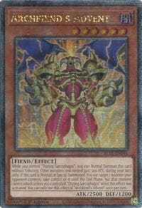 Archfiend's Advent (Quarter Century Secret Rare) - Battles of Legend: Terminal Revenge - YuGiOh card