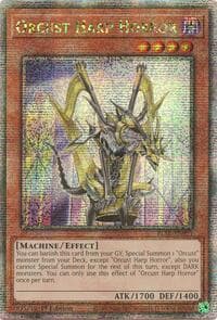 Orcust Harp Horror (Quarter Century Secret Rare) - Battles of Legend: Terminal Revenge - YuGiOh card