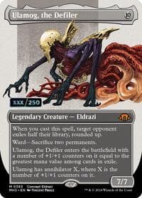 Ulamog, the Defiler (Borderless) (Serial Numbered) - Modern Horizons 3 - Magic: The Gathering card