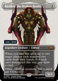 Kozilek, the Broken Reality (Borderless) (Serial Numbered) - Modern Horizons 3 - Magic: The Gathering card