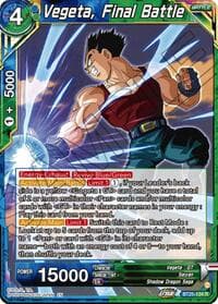 Vegeta, Final Battle - Legend of the Dragon Balls - Dragon Ball Super: Masters card
