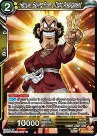 Hercule, Saving From a Tight Predicament - Legend of the Dragon Balls - Dragon Ball Super: Masters card