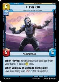 Fenn Rau - Protector of Concord Dawn - Shadows of the Galaxy - Star Wars: Unlimited card