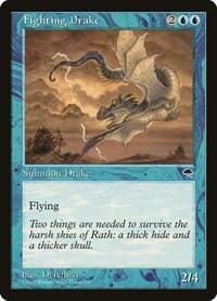 Fighting Drake - Tempest - Magic: The Gathering card