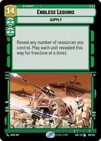 Endless Legions - Shadows of the Galaxy - Star Wars: Unlimited card