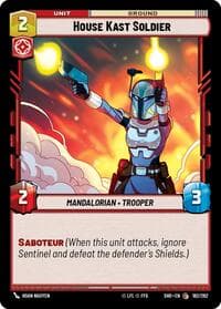 House Kast Soldier - Shadows of the Galaxy - Star Wars: Unlimited card