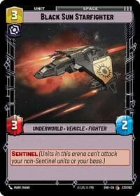 Black Sun Starfighter - Shadows of the Galaxy - Star Wars: Unlimited card