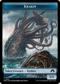 Kraken Token - Modern Horizons 3 - Magic: The Gathering card