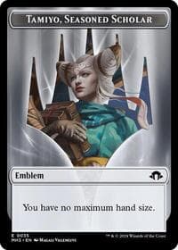 Emblem - Tamiyo, Seasoned Scholar - Modern Horizons 3 - Magic: The Gathering card