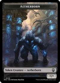 Aetherborn (Ripple Foil) // Thopter Double-Sided Token - Commander: Modern Horizons 3 - Magic: The Gathering card