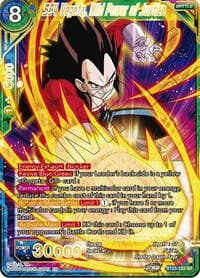 SS4 Vegeta, Wild Power of Justice - Legend of the Dragon Balls - Dragon Ball Super: Masters card