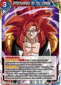 Unfortunately for You, Omega - Legend of the Dragon Balls - Dragon Ball Super: Masters card