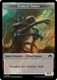 Eldrazi Spawn (Ripple Foil) // Eldrazi Scion Double-Sided Token - Commander: Modern Horizons 3 - Magic: The Gathering card