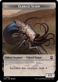 Eldrazi Scion (Ripple Foil) // Eldrazi Spawn Double-Sided Token - Commander: Modern Horizons 3 - Magic: The Gathering card