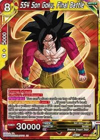 SS4 Son Goku, Final Battle - Legend of the Dragon Balls - Dragon Ball Super: Masters card
