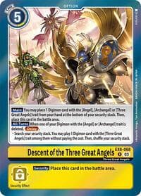 Descent of the Three Great Angels - Infernal Ascension - Digimon Card Game card