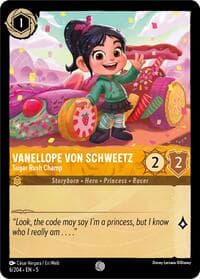 Vanellope von Schweetz - Sugar Rush Champ - Shimmering Skies - Disney Lorcana card